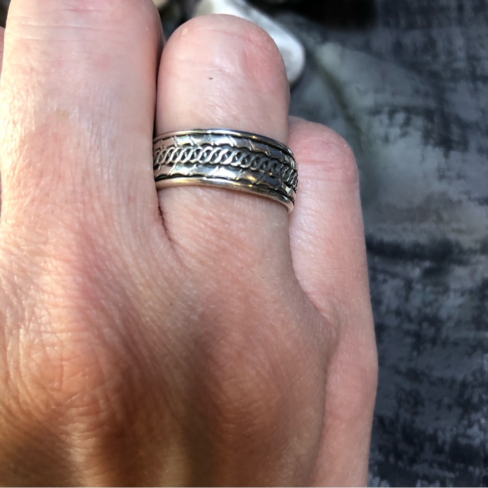Spinner Ring Sterling Silver - image 5